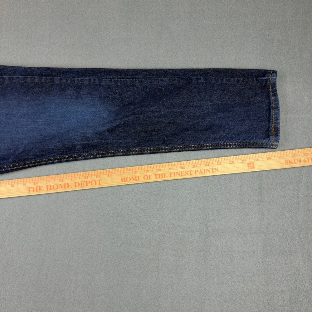 Levis 531 Athletic Slim Jeans Mens 34x32 Dark Indigo Tapered Denim Pants - Picture 5 of 10